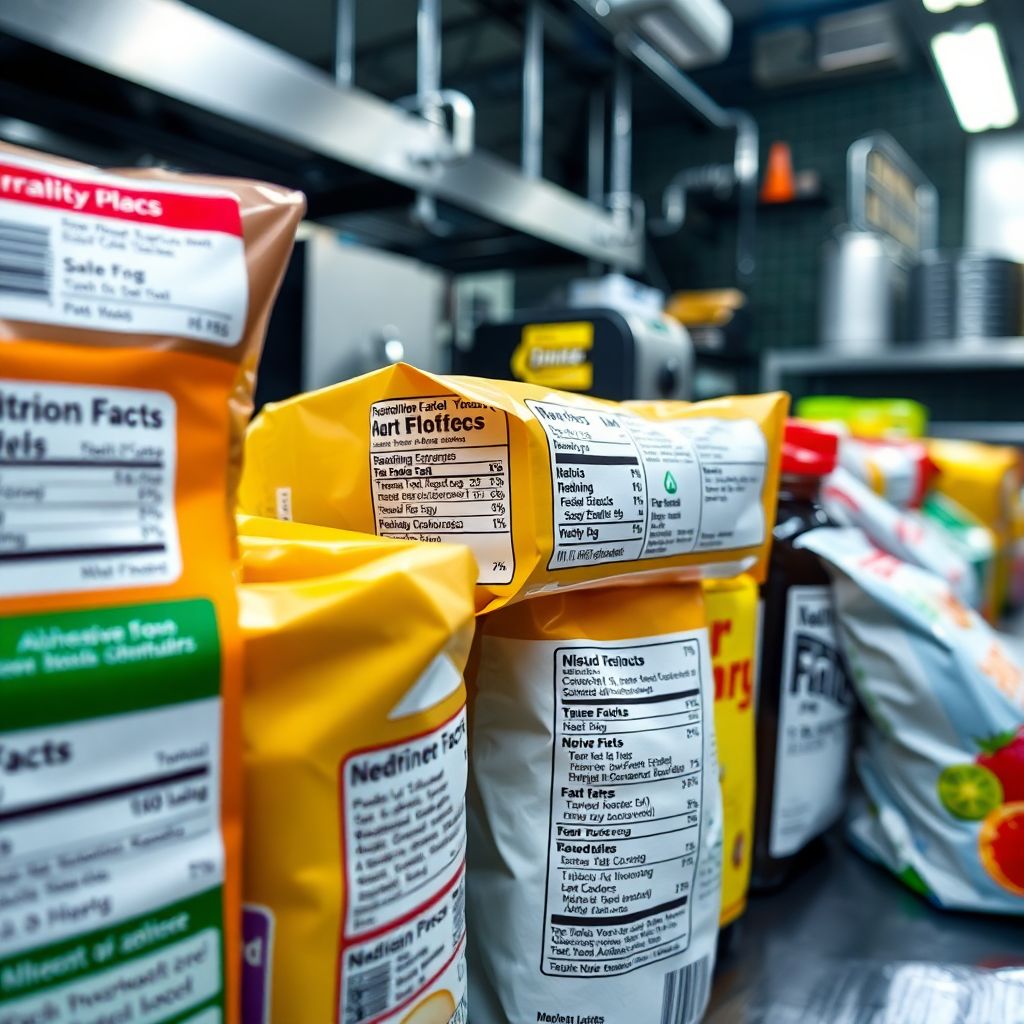Etiquetas de Comida